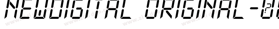 NewDigital Original字体转换